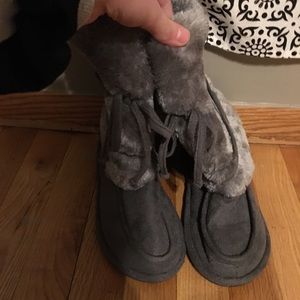 Fuzzy boots